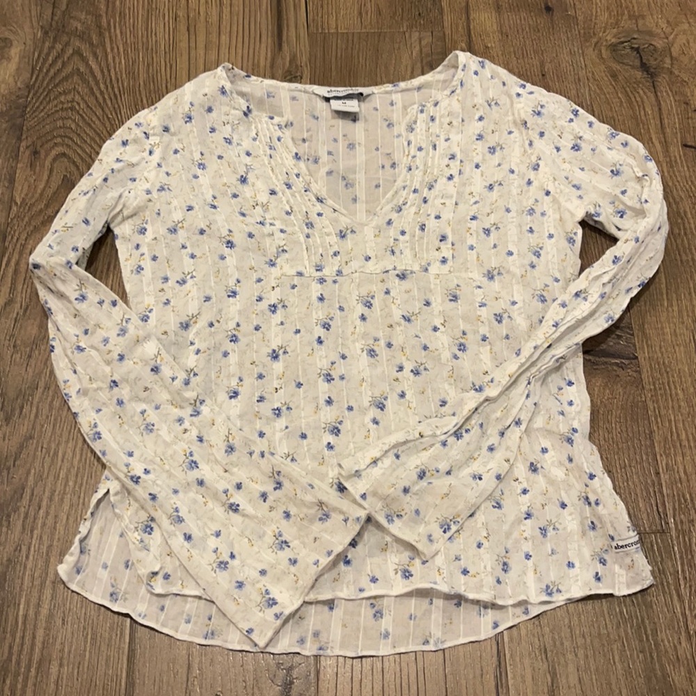 Abercrombie Kids Flowered Top - Medium